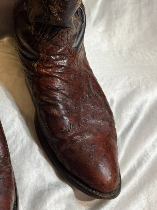 Corral Genuine Ostrich Leather Boots Size 12 Men main image 6